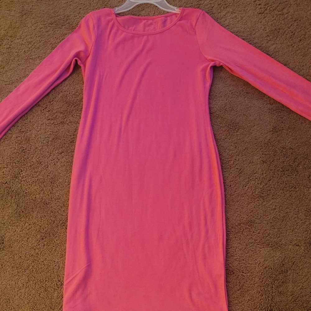☆Brand New Pink Longsleeve Dress•Size:Large ☆